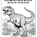 Epic Dino Adventures: A Coloring Journey Through Time Coloring Book Inside Page Preview