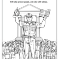 ICE Immigration Customs Enforcement Coloring Book