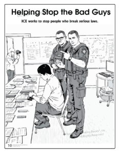 ICE Immigration Customs Enforcement Coloring Book