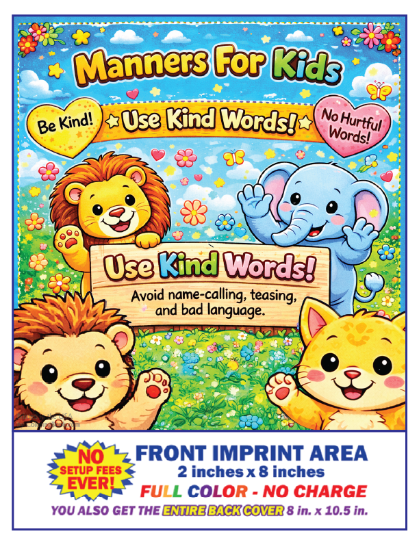 Manners for Kids Imprint Coloring Book