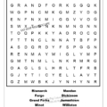 Cities in North Dakota Word Search