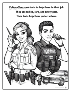 Police Officers: The Good Guys Imprint Coloring Book