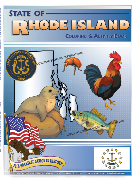 Rhode Island State Coloring and Activity Book