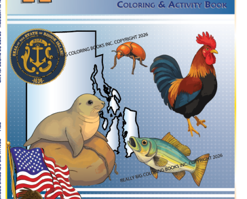 Rhode Island State Coloring and Activity Book