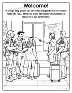 ICE Immigration Customs Enforcement Coloring Book
