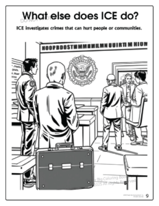 ICE Immigration Customs Enforcement Coloring Book
