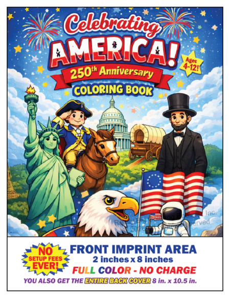 Celebrating America! 250th Anniversary Imprint Coloring Book