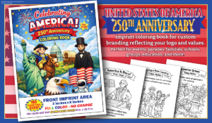 United States of America 250th Anniversary Imprint Coloring Book