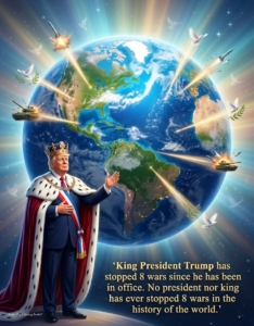 King President Donald J. Trump: The American People’s King