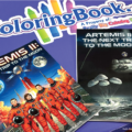 ARTEMIS II Coloring Book Promotional Image