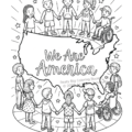 America's 250th Anniversary Coloring Book Page 23