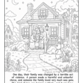 Angel Moms & Families Coloring Book Page 3