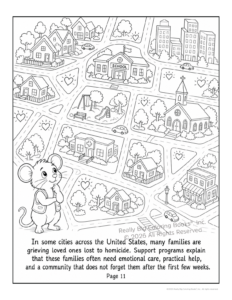 Angel Moms & Families Coloring Book Page 11
