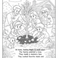 Angel Moms & Families Coloring Book Page 14