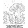 Angel Moms & Families Coloring Book Page 20