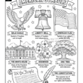 Celebrating 250 Years of Freedom in America Imprint Coloring Book Page 7