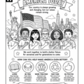 Celebrating 250 Years of Freedom in America Imprint Coloring Book Page 11