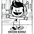 Xavier Riddle and the Secret Museum Coloring Book Page 2