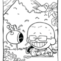 Xavier Riddle and the Secret Museum Coloring Book Page 30