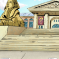 Xavier Riddle and the Secret Museum Coloring Book Back Cover