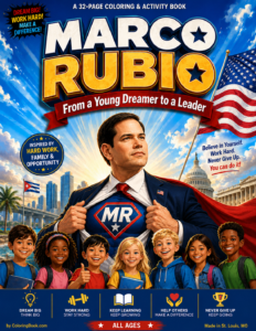 Front Cover Marco Rubio Coloring Book