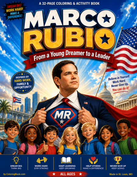 Front Cover Marco Rubio Coloring Book