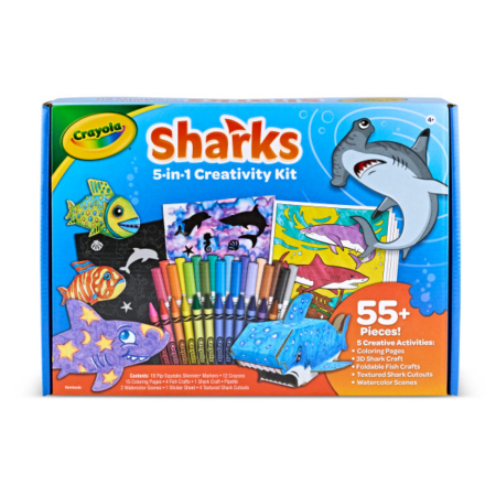 Sharks 5-in-1 Creativity Kit