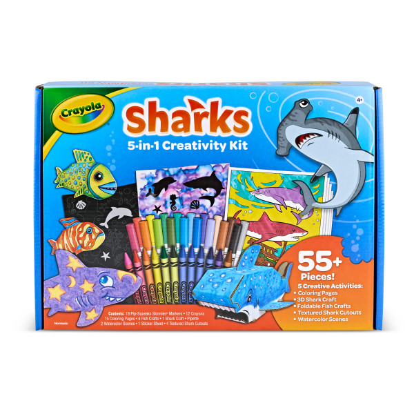 Sharks 5-in-1 Creativity Kit
