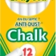 12 Ct Anti-Dust® Chalkboard Chalk Sticks