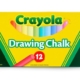 12 Ct Drawing Chalk Sticks, Assorted Colors