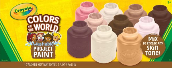 10 Ct 2 oz Colors of the World Paint