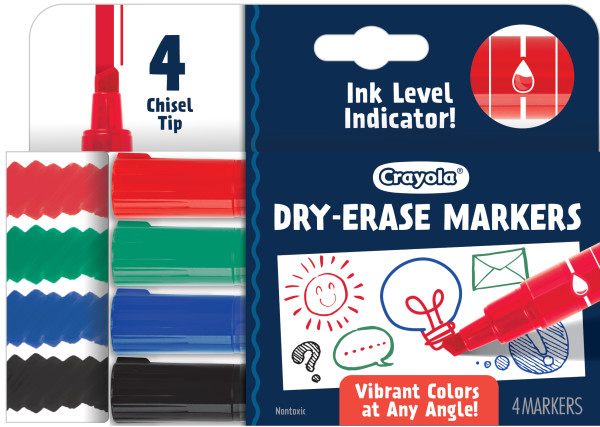 Crayola Dry-Erase Broad Line Markers