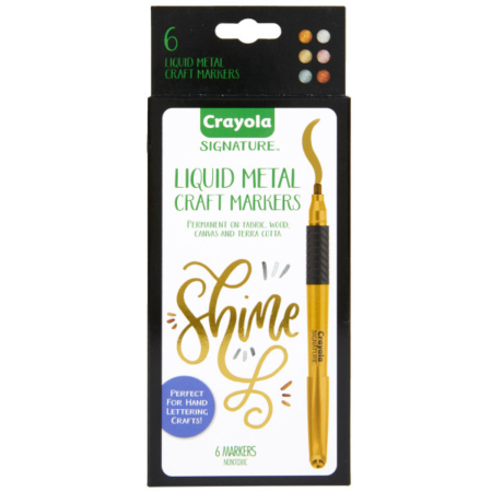 6 Ct Signature™ Liquid Metal Craft Markers