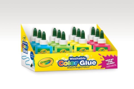 12 Ct 3 oz Color Glue Tray