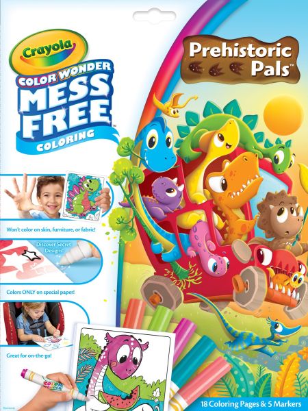Color Wonder® Coloring Pad & Markers, Prehistoric Pals™