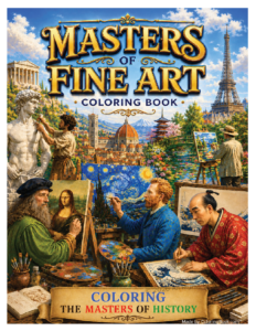 The Masters of Fine Art Coloring Book