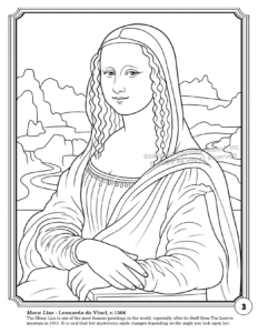 The Masters of Fine Art Coloring Book