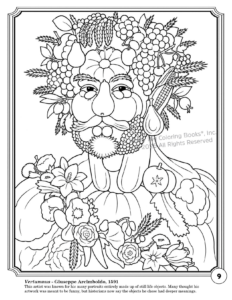 The Masters of Fine Art Coloring Book
