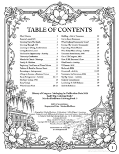 Table of Contents Marsha Blackburn