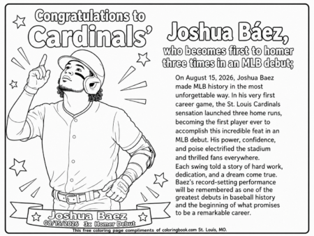 Three at-bats - Three home runs -One historic day for St. Louis Cardinals and JOSHUA BAEZ. Another St. Louis, MO record.