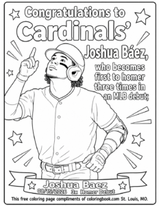Three at-bats - Three home runs -One historic day for St. Louis Cardinals and JOSHUA BAEZ. Another St. Louis, MO record.