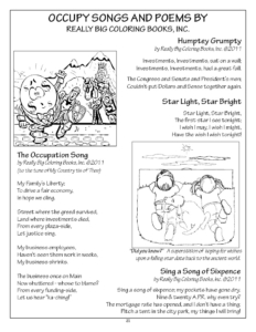 Occupy: A Grown Up Coloring Book Novel
