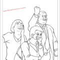 We Shall Never Forget 9/11 Coloring Book with anti-terror trading cards the True Faces of Evil Terror Vol. II