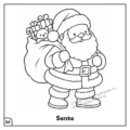 Cozy Twas the Night Before Christmas Santa