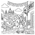 Cozy Coloring Book Around the World Mexico