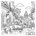 Cozy Coloring Book Around the World Cuba