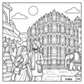 Cozy Coloring Book Around the World - India.