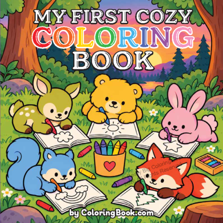 My First Cozy Coloring Book