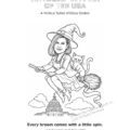 Funny political gag gift: the Slotkin Witch Coloring Book.