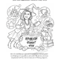 Funny political gag gift: the Slotkin Witch Coloring Book.